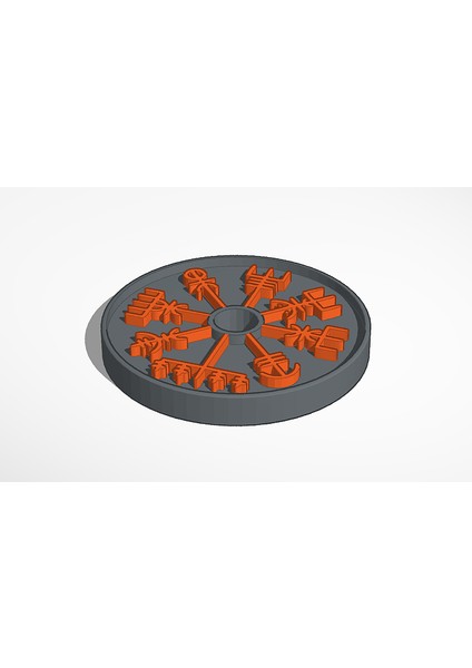 Yeni Viking Madeni Para Penişesi 5 P (Sadece Plastik Aparattır!!!)