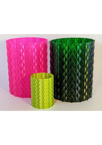 Yeni Elmas Desenli Işıltılı Vazo P (Sadece Plastik Aparattır!!!) fiyatları