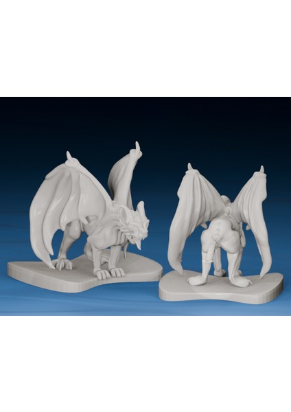Yeni Gargoyle Tünemiş Heykel (Sadece Plastik Aparattır!!!)