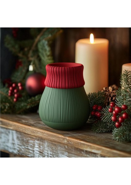 Yeni Sevimli Noel Kazak Vazısı (Sadece Plastik Aparattır!!!)