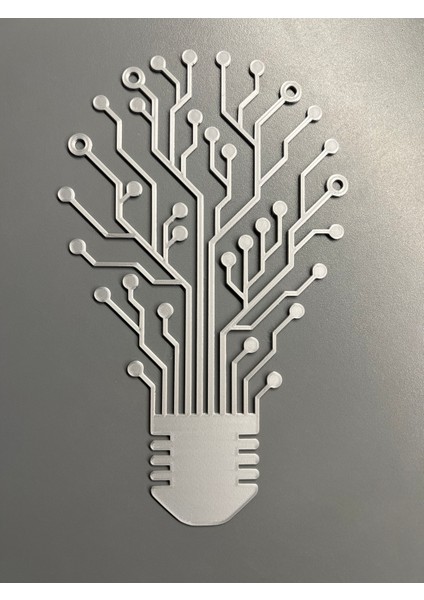 Yeni Lamba Ampul Fikri Elektronik Devre Duvar Sanatı (Sadece Plastik Aparattır!!!) modelleri