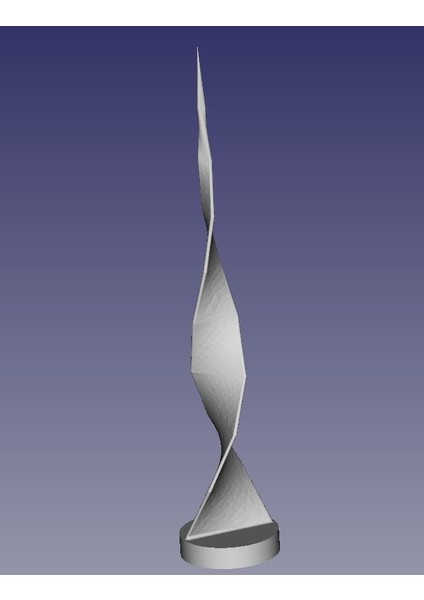 Yeni Spiral Helix Sculpture (Sadece Plastik Aparattır!!!)