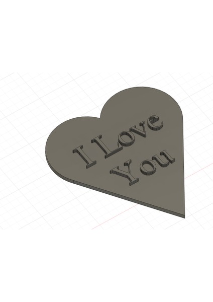 Yeni Seni Seviyorum Valentine Heart (Sadece Plastik Aparattır!!!)