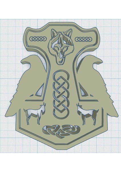 Yeni Viking / Norse - Thor's Hammer 5 (Sadece Plastik Aparattır!!!) modelleri