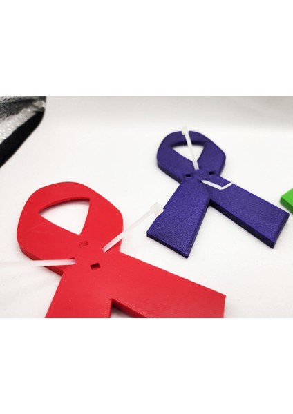 Yeni 3D Farkındalık Şerit Pin (Sadece Plastik Aparattır!!!) modelleri