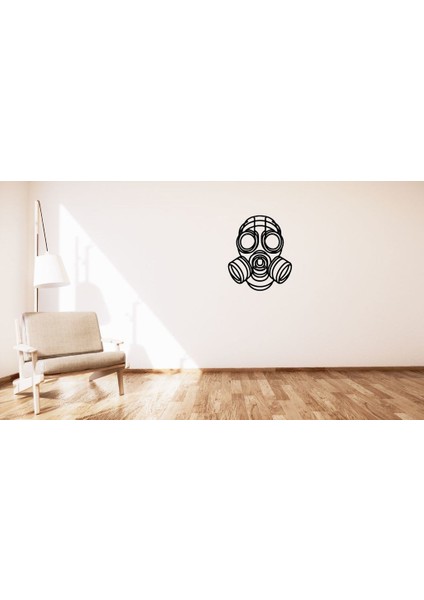 Yeni Gaz Maskesi / Plynová Maska Duvarı Veya Masa Dekorasyonu (Sadece Plastik Aparattır!!!)