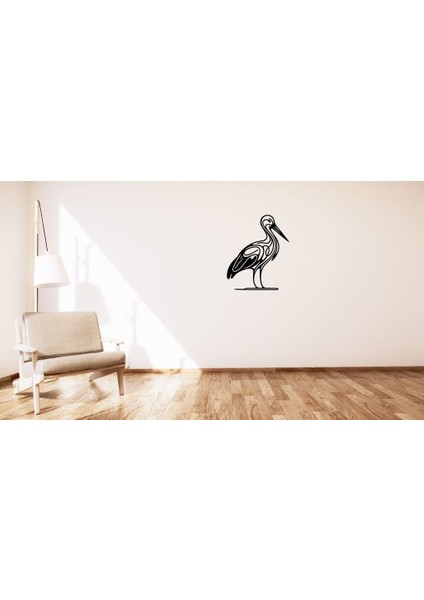 Yeni Stork / Čáp Duvarı Veya Masa Dekorasyonu (Sadece Plastik Aparattır!!!)