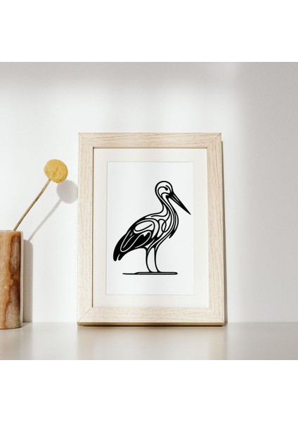 Yeni Stork / Čáp Duvarı Veya Masa Dekorasyonu (Sadece Plastik Aparattır!!!) modelleri