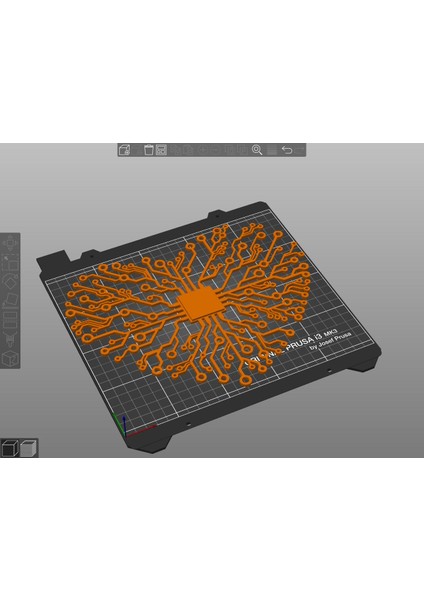 Yeni Kalp Elektronik Devresi - Duvar Sanatı (Daha Büyük - Cpu Ile) (Sadece Plastik Aparattır!!!)