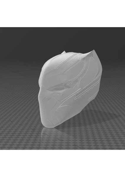 Yeni Kara Panter Maskesi (Sadece Plastik Aparattır!!!)