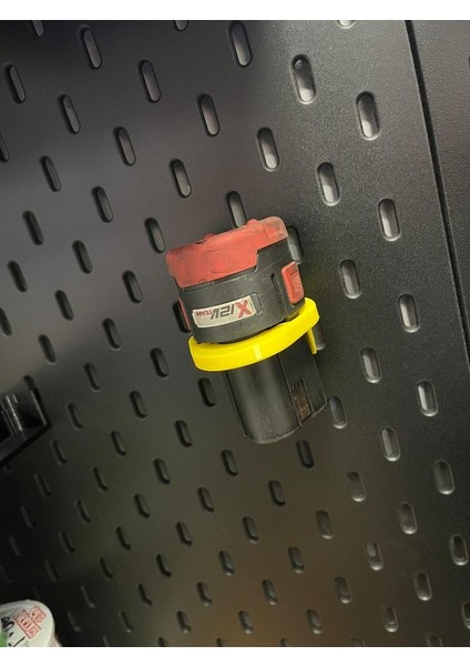 Yeni Parkside 12V Pil Tutucu Skadis (Sadece Plastik Aparattır!!!)