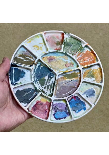 Yeni Sanatçının Renk Tekerlek Paleti (Sadece Plastik Aparattır!!!) fiyatları