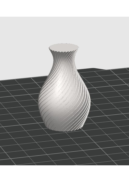 Yeni Başka Bir Spiral Vazo P (Sadece Plastik Aparattır!!!)