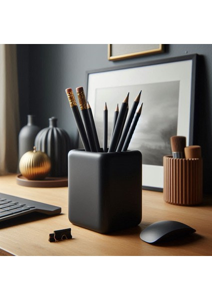 Yeni Modern Tasarım Kalemlik (Sadece Plastik Aparattır!!!)