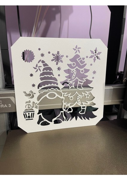 Yeni Noel Ağacı ile Gnome - Noel - Şablon Şablonu (Sadece Plastik Aparattır!!!) fiyatları