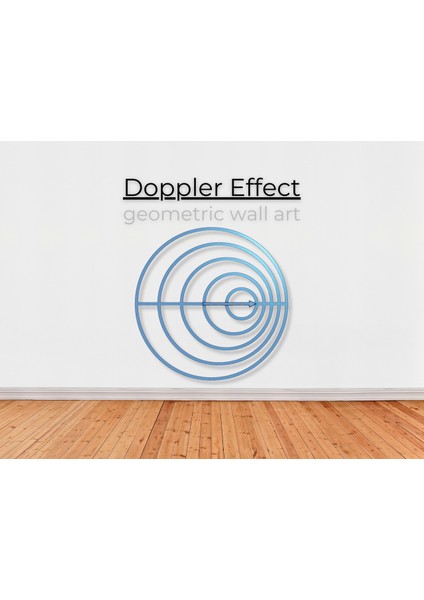 Yeni Doppler Efekt Duvar Sanatı (Tırnak Delikleri Ile) (Sadece Plastik Aparattır!!!)
