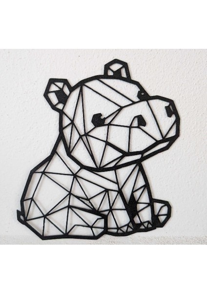 Yeni Sevimli Düşük Poli Hippo (Sadece Plastik Aparattır!!!)