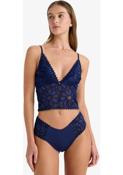 Dantelli Kapsız Pedsiz Balensiz Bralet-Fall in Love F3869AX25AU fiyatları