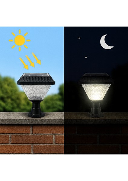 CT-7315 30W 6400K Beyaz Solar Set Üstü Bahçe Armatürü fırsatları