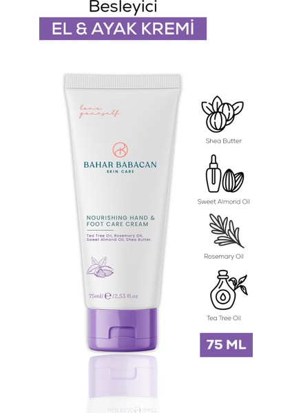 Besleyici Ayak Kremi 75 ml – Shea Yağı ve Bitkisel Yağlarla Tüm Cilt Tiplerine Yoğun Nemlendirme fırsatları