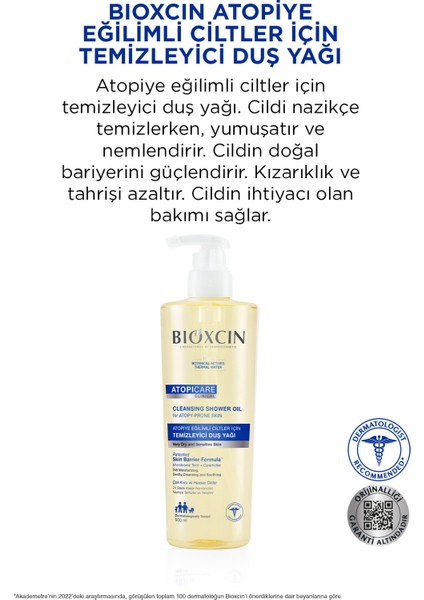 Atopicare Temizleyici Duş Yağı 500 ml – Aşırı Kuru Ciltler İçin Yoğun Nemlendirici ve Yatıştırıcı Bakım indirimleri