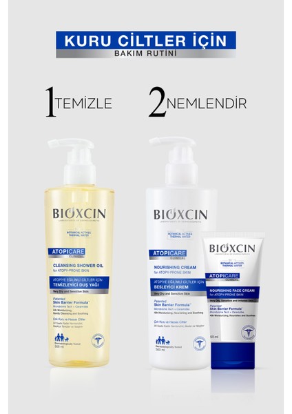 Atopicare Temizleyici Duş Yağı 500 ml – Aşırı Kuru Ciltler İçin Yoğun Nemlendirici ve Yatıştırıcı Bakım