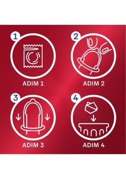 Slim Fit Prezervatif 52,5 mm – Ekstra İnce, Silikon Kayganlaştırıcılı, 32 Adetlik Ekonomik Paket