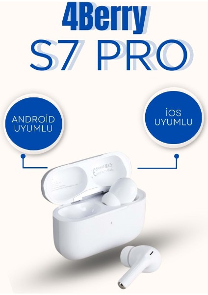 S7 Pro Kablosuz Kulaklık – Bluetooth 5.0, Şarj Kutulu, Yüksek Ses Kalitesi fiyatları