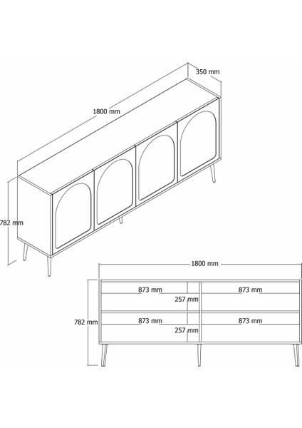 LYON KONSOL - KREM / CEVİZ indirimleri