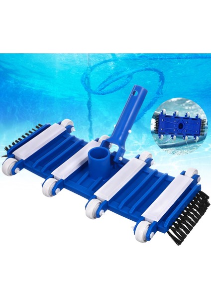 Yüzme Havuzu Emme Başlığı, Yüzme Havuzu Fırça Emme Vakum Başlığı Aksesuarı Ektrikli Süpürge Temizlik Aksesuarları Akülü Yiciler Ekipmanları, Mavi (Yurt Dışından)