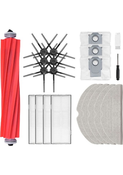 S7 Maxv Ultra Toz Torbası Filtre S7 Maxv/artı G10S Pro T8 Ana Yan Fırça Paspas Robot Vakum Yedek Parça (Yurt Dışından)