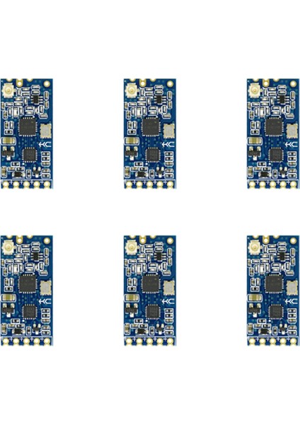 6x -12 433MHZ SI4463 Kablolu Seri Bağlantı Noktası Modülü 1000M Bluetooth HC12'YI Değiştirin (Yurt Dışından)