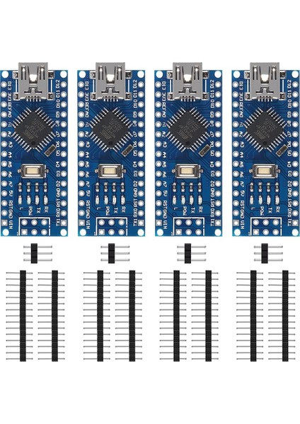 Adet ATMEGA328P Nano Kurulu CH340 5 V 16 M Mikro Mikrodenetleyici Pın Başlıkları Pin Lehimlenmemiş (Yurt Dışından)
