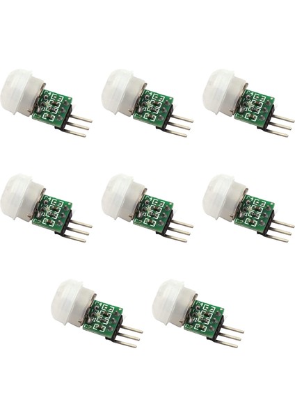 8 Adet AM312 Mini Insan Sensör Modülü Pır Hareket Dedektörü Modülleri Kızılötesi Vücut Manu Ir (Yurt Dışından)