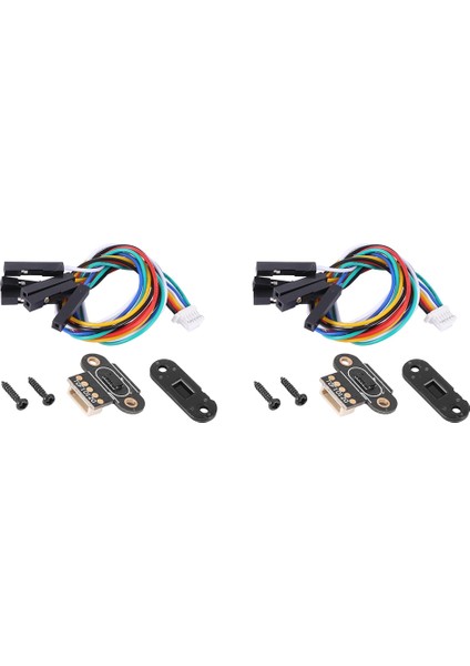 2x Mesafe Sensörü Modülü 10-180CM Mesafe Sensörü TOF10120 Mesafe Sensörü Uart I2C Çıkışı 3-5V RS232 Arayüzü (Yurt Dışından)