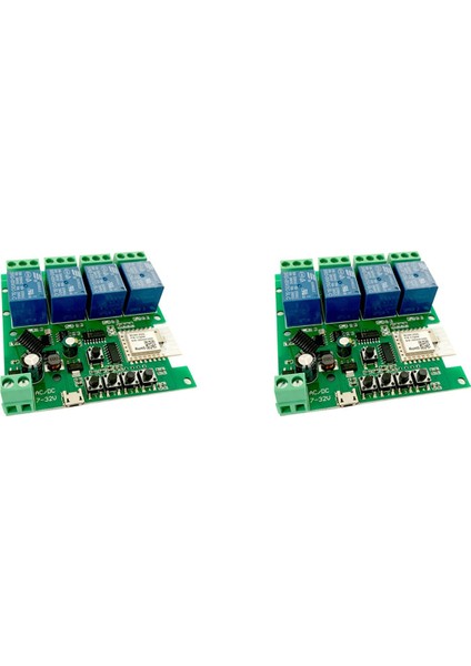 2x Zigbee Tuya Akıllı 4ch Ray Modülü DC5V 7-32V RF433MHZ Uzaktan Kumanda Işık Anahtarı Alexa Google Home ile Çalışmak (Yurt Dışından)
