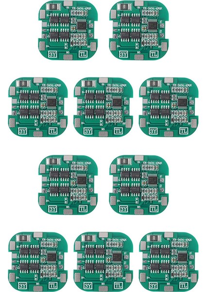 10 Adet 4s Bms 8A 14.8V 18650 Li-Ion Lityum Şarj Kartı Kare Pcb Kısa Devre Sı Matkap Motoru Için (Yurt Dışından)
