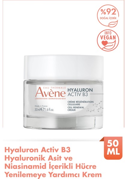 Hyaluron Activ B3 Bakım Kremi 50 ml