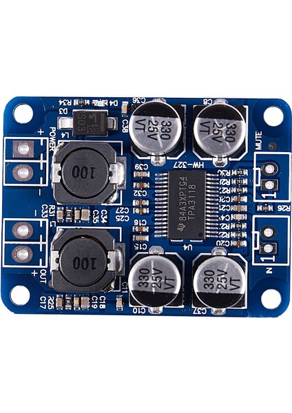 Dc 8-26V TPA3118 Pbtl Mono Dijital Amplifikatör Kartı Amp Modülü 1*60W Için (Yurt Dışından)