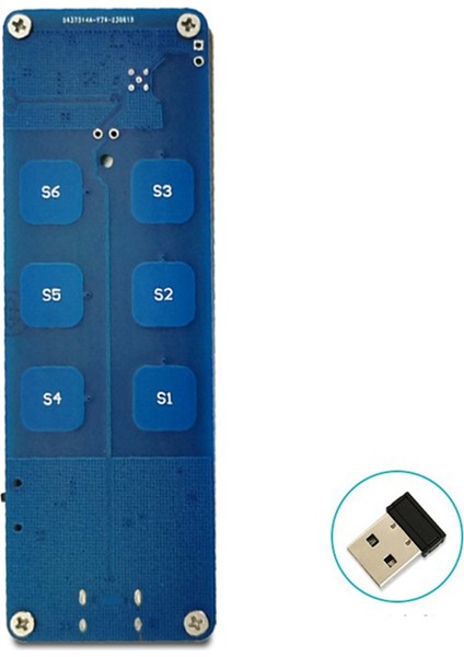 5 Tuşlu Hava Uçan Fare 2.4g Kontrol Özleştirilmiş Tuşlar Çok Fonksiyonlu Fare Multimedya Tuşları Fonksiyon Modülü (Yurt Dışından)