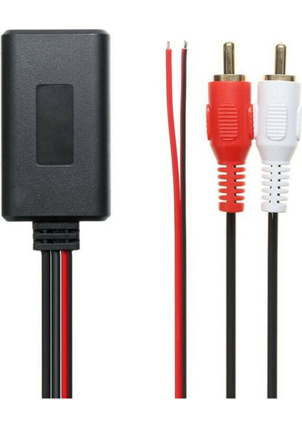 4 Adet Araba Kablosuz Bluetooth Modülü Müzik Adaptörü Rca Aux Ses Kablosu Evrens 2rca Arayüzü Bluetooth Adaptörü 5-12V (Yurt Dışından)