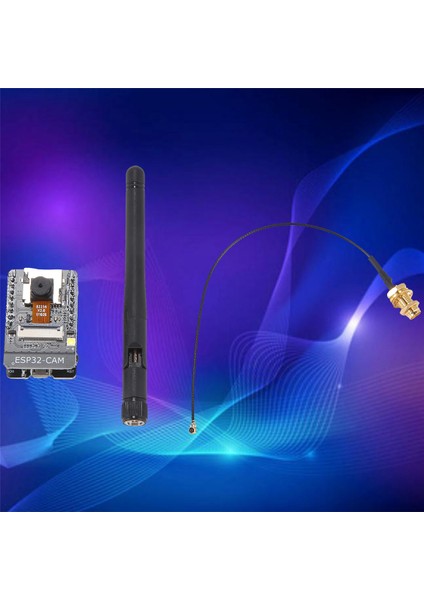 Wifi Bluetooth Modül Kiti ESP32 Seriden Web Kamerasına Antenli ESP32-CAM G Iştirme Kartı (Yurt Dışından)