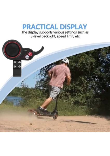 Kugoo M4 Elektrikli Scooter Kontrolör Bileşeni Elektrik Kontrol Kartı Iletişim Aleti TF-100 Ekran 6 Pin (Yurt Dışından) modelleri