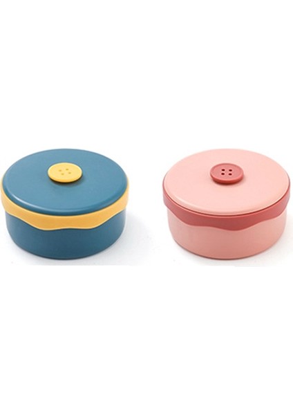 Taşınabilir Dikiş Kutu Seti Ev Çok Fonksiyonlu Dikiş Çantası Ev Yuvarlak Dikiş Iğnesi Düğmesi Saklama Kutusu (Yurt Dışından)