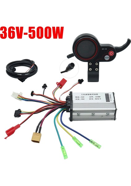 36V 500W DENETLEYICI+MR-100 LCD Kugoo M4 Elektrikli Scooter Aksesuarları Için Gösterge Tablosu Ölçer (Yurt Dışından) fiyatları