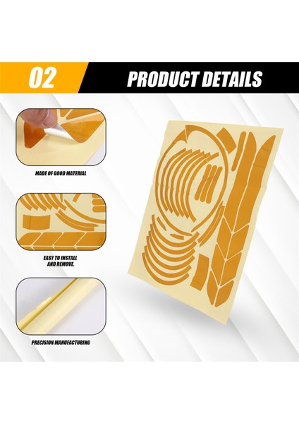 1 Set Yansıtıcı Çıkartmalar Scooter Dokuzbot Için Tam Set Çıkartmaları Maks G30 Kickscooter Katlanabilir Çıkartmalar (Sarı) (Yurt Dışından) indirimleri