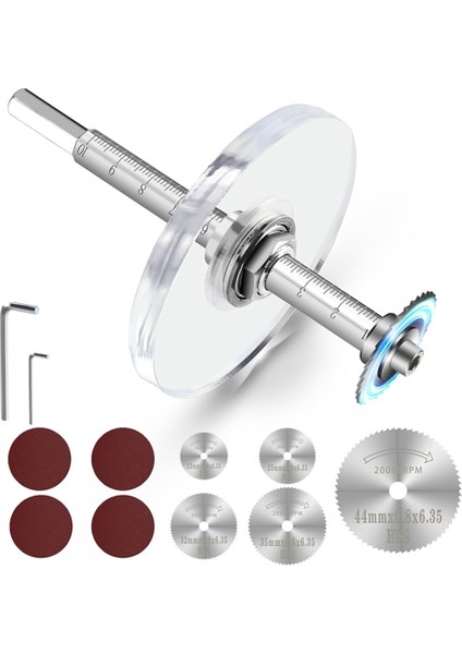 Pvc Alet Için Iç Boru Kesici, 3,15 Inç Ölçekli Ayarlanabilir Alet, 5 Adet Testere Bıçakları ve Altıgen Şaftlı (Yurt Dışından)