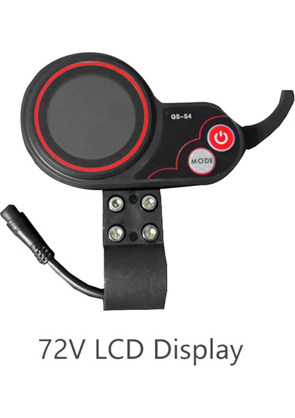 Qs-S4 72V Thumb Grottle LCD Ekran Ölçer+Lgnition Kilit Anahtarı Uzun Kablo Yalnızca Sıfır 11X Elektrikli Scooter 6pin Ekran (Yurt Dışından) modelleri