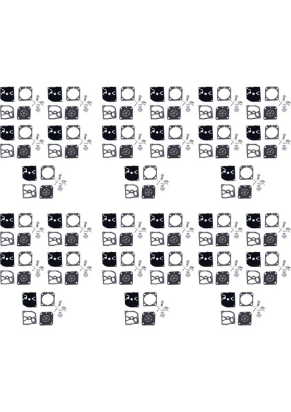 30 Takım Karbüratör Tamir Kiti Giyotin Parçaları RB-100 Conta Diyafram HS45 FS55 FS38 BG45 MM55 4137 C1Q (Yurt Dışından)
