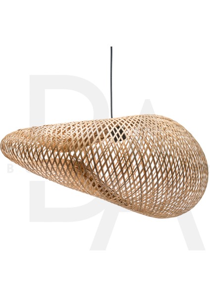Damla Form Bambu Rattan Avize